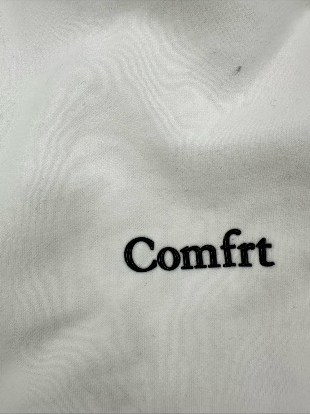 Comfort White Zip-Up Hoodie for Women - Picture 2 of 5
